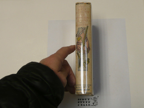 The Boy Scouts on Sturgeon Island, By Herbert Carter, 1914 First Edition, Hardbound with Dust Jacket, Boy Scout Story Book #2