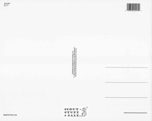 ET Extraterrestrial Movie Postcard Classico SF #215-001, 8x10"