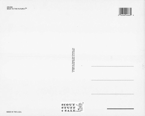 Back to the Future II Michael J. Fox Postcard by Classico SF #220-084, 8x10"