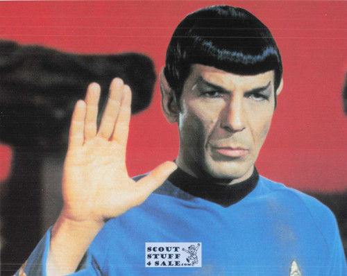 Star Trek TV Series Spock Postcard by Classico SF #220-109, 8x10"