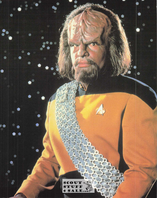 Star Trek Next Generation Worf Postcard by Classico SF #220-117, 8x10"