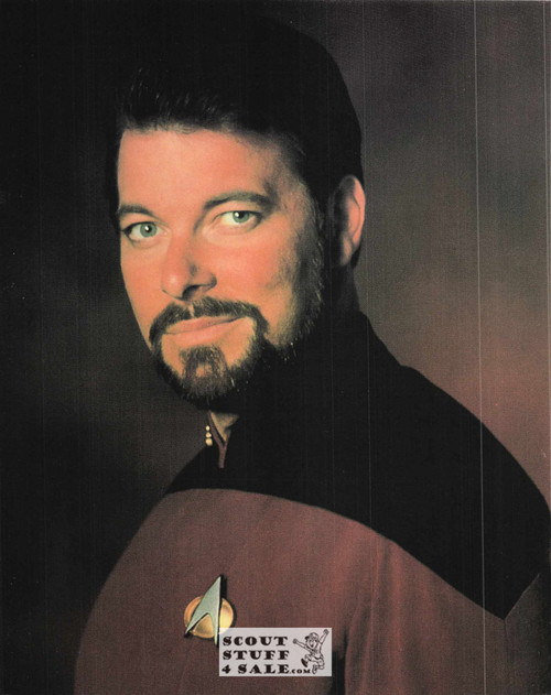 Star Trek Next Generatin Riker Postcard by Classico SF #220-138, 8x10"