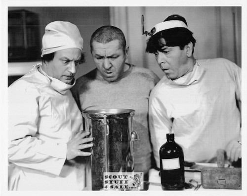 The Three Stooges Postcard by Classico SF #220-228, 8x10"