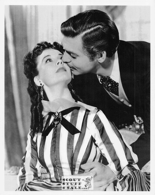 Gone With the Wind Gable/Leigh Postcard by Classico SF #220-233, 8x10"