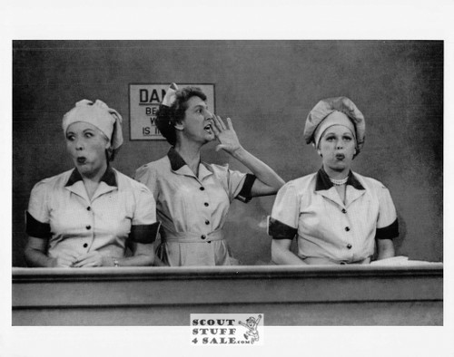 I Love Lucy Lucille Ball Postcard by Classico SF #220-235, 8x10"