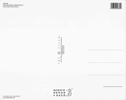 The X Files Postcard by Classico SF #220-252, 8x10"