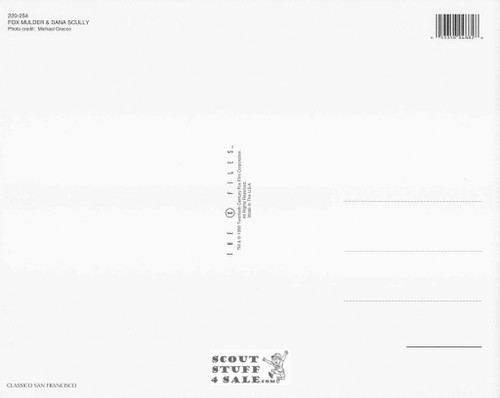 The X Files Postcard by Classico SF #220-254, 8x10"