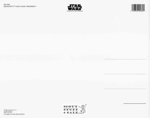 Star Wars Episode 1 Postcard, Jengo Fett, by Classico SF #221-040, 8x10"