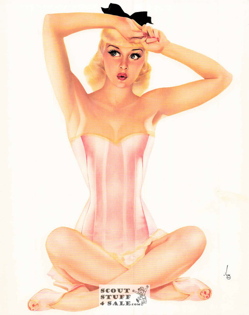 Alberto Vargas "Vargas Girl" Art Postcard, Classico SF #223-005, 8x10"