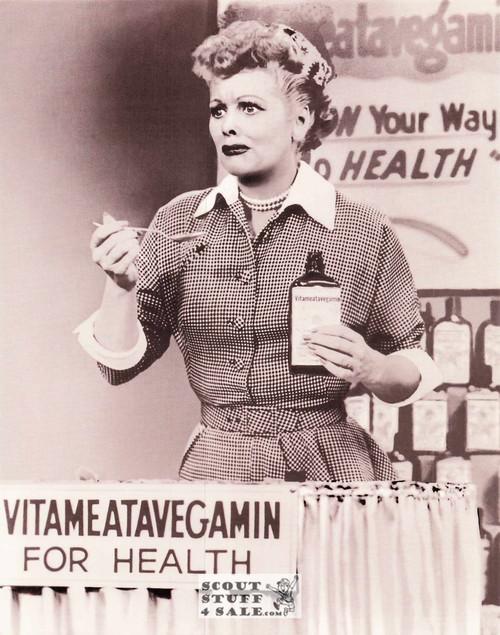 I Love Lucy Lucille Ball Sepia Postcard by Classico SF #224-039, 8x10"