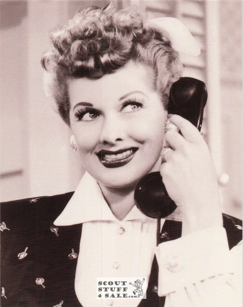 I Love Lucy Lucille Ball Sepia Postcard by Classico SF #224-041, 8x10"