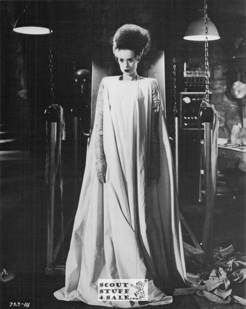 Bride of Frankenstein Postcard by Classico SF #257-003, 8x10"