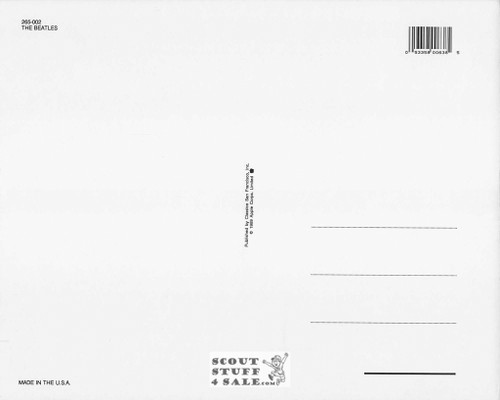 The Beatles Postcard by Classico SF #265-002, 8x10"