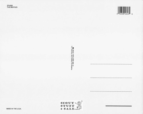 The Beatles Postcard by Classico SF #274-002, 8x10"