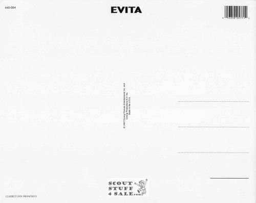 Evita Postcard, Antonio Banderas, by Classico SF #440-004, 8x10"
