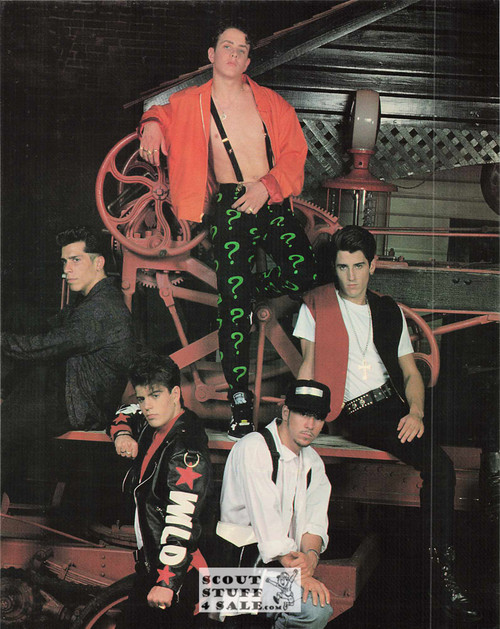 New Kids on the Block Postcard by Classico SF #463-014, 8x10"