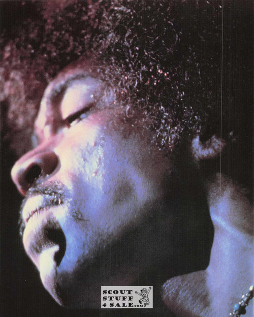Jimi Hendrix Postcard by Classico SF #463-020, 8x10"
