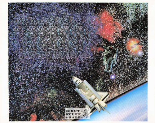 YES Magic Eye 3D Optical Illusion Postcard, Classico SF #528-012, 8x10"