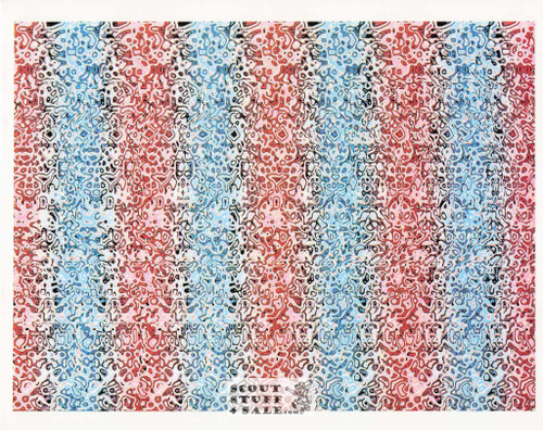 Male/Femal Link Magic Eye 3D Optical Illusion Postcard, Classico SF #528-017, 8x10"