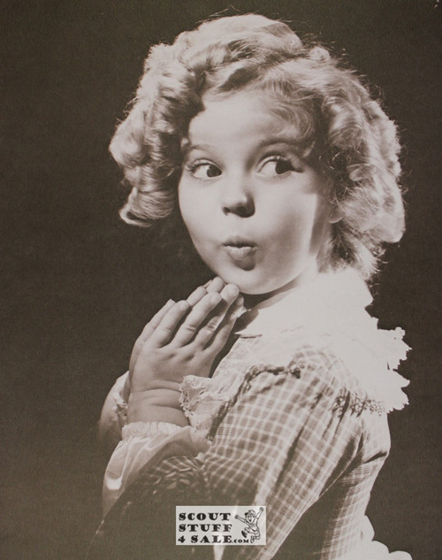 Shirley Temple Sepia Poster Postcard by Classico SF #130-034, 11x14"