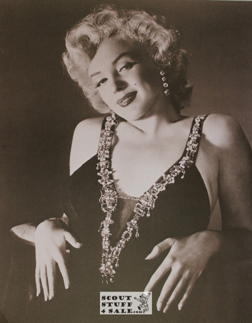 Marilyn Monroe Sepia Poster Postcard by Classico SF #130-044, 11x14"