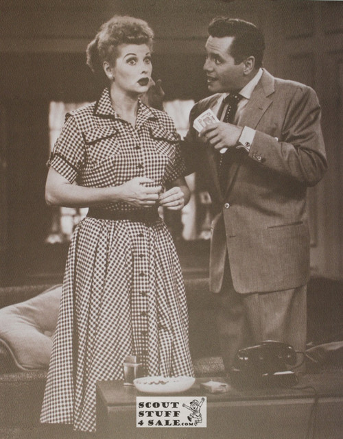 I Love Lucy Lucille Ball Sepia Poster Postcard by Classico SF #130-083, 11x14"