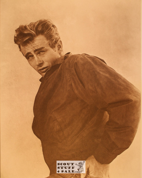 James Dean Sepia Poster Postcard by Classico SF #130-098, 11x14"