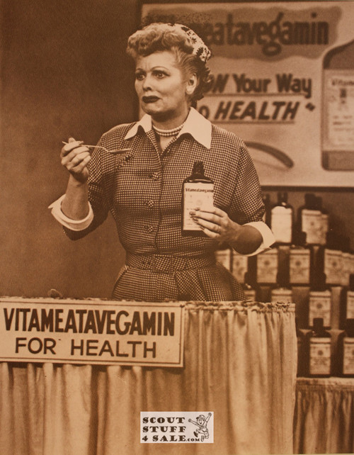 I Love Lucy Lucille Ball Sepia Poster Postcard by Classico SF #130-120, 11x14"