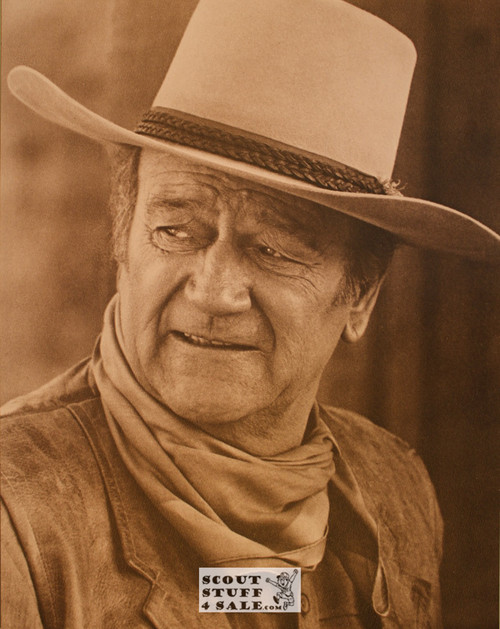 John Wayne Sepia Poster Postcard by Classico SF #130-121, 11x14"