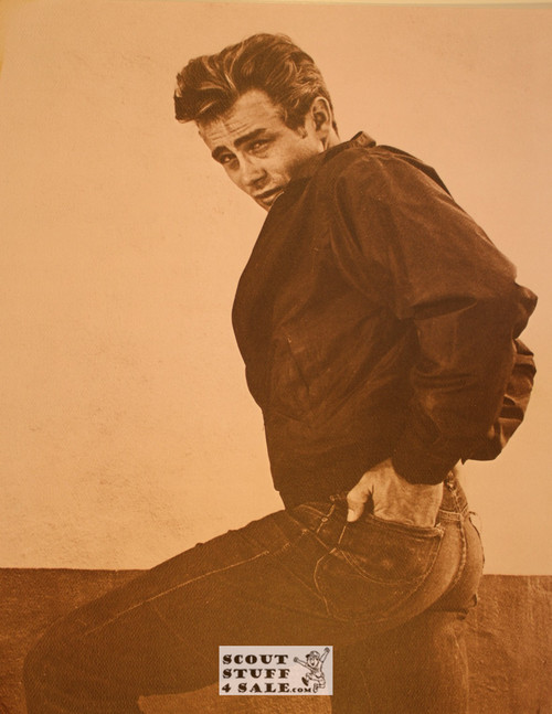 James Dean Sepia Poster Postcard by Classico SF #130-153, 11x14"