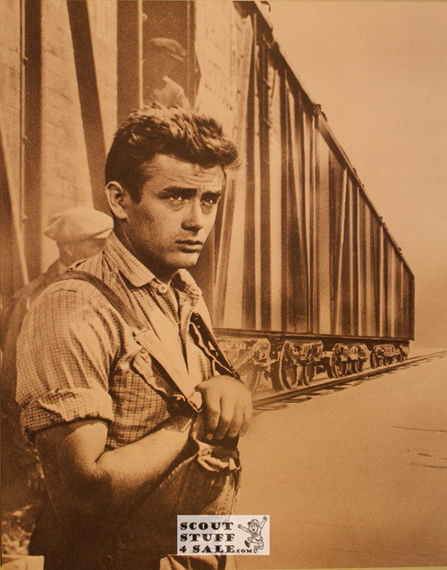James Dean Sepia Poster Postcard by Classico SF #130-191, 11x14"