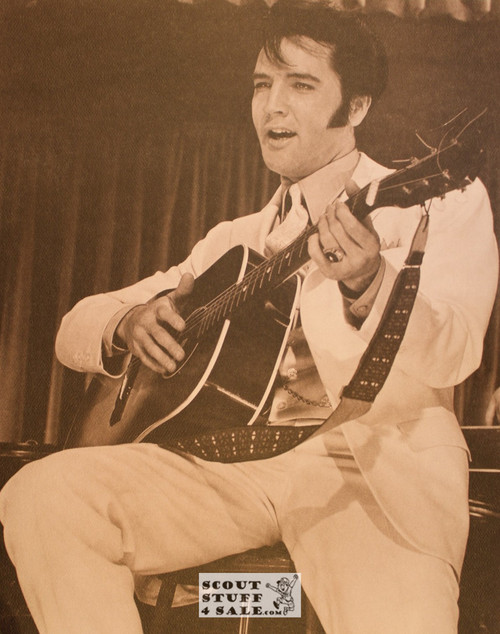 Elvis Presley Sepia Poster Postcard by Classico SF #130-233, 11x14"