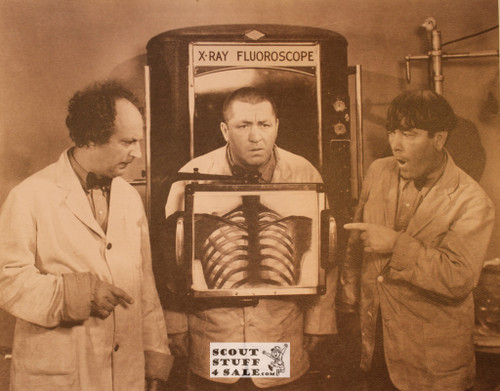 The Three Stooges Sepia Poster Postcard by Classico SF #130-236, 11x14"