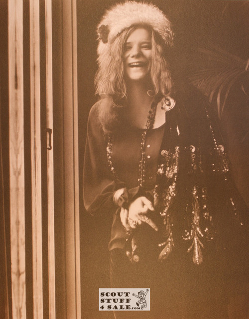 Janis Joplin Sepia Poster Postcard by Classico SF #130-249, 11x14"