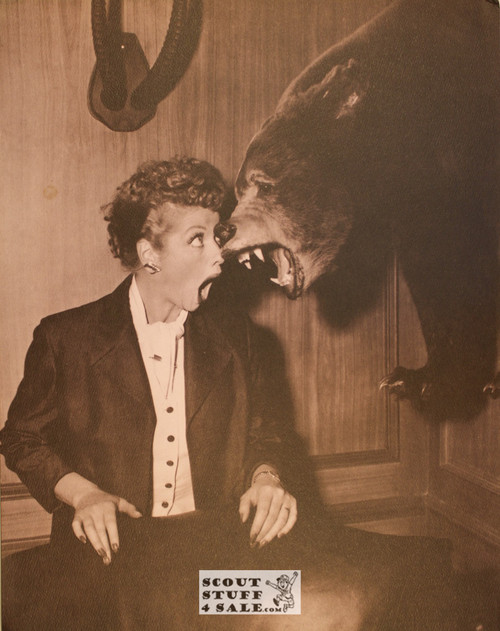 I Love Lucy Lucille Ball Sepia Poster Postcard by Classico SF #130-254, 11x14"