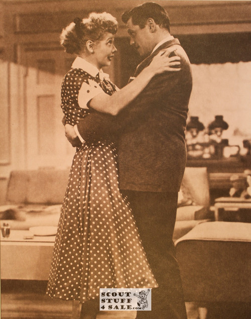 I Love Lucy Lucille Ball Sepia Poster Postcard by Classico SF #130-262, 11x14"