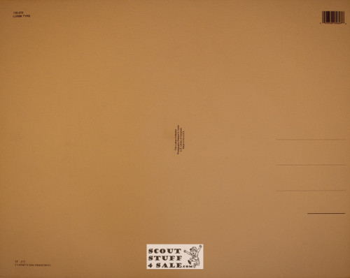 Lummi Type Sepia Poster Postcard by Classico SF #130-272, 11x14"