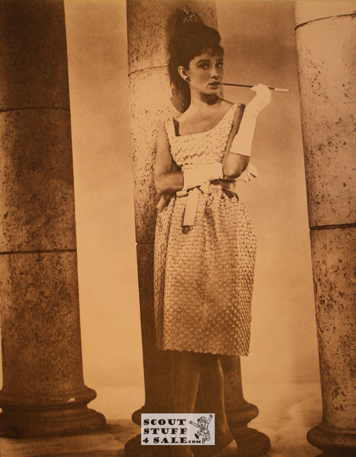 Audrey Hepburn Sepia Poster Postcard by Classico SF #130-275, 11x14"