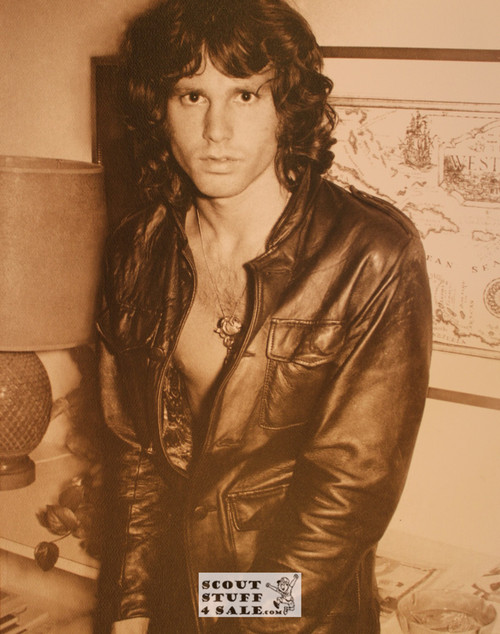 Jim Morrison The Doors Sepia Poster Postcard by Classico SF #130-284, 11x14"