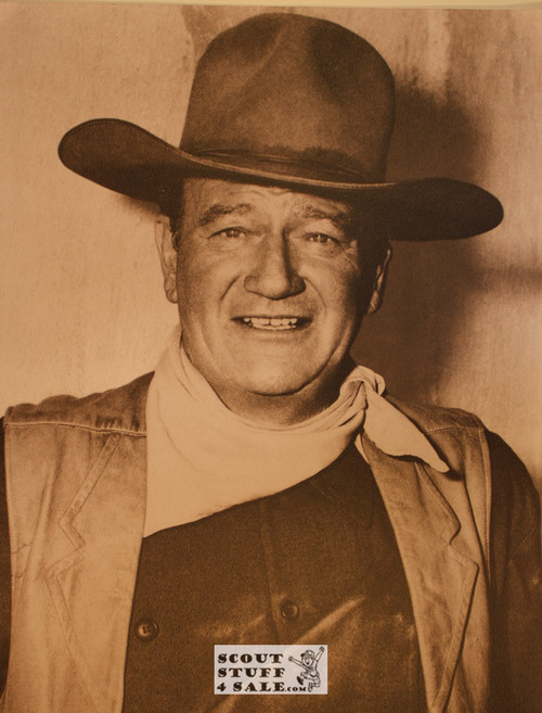 John Wayne Sepia Poster Postcard by Classico SF #130-286, 11x14"