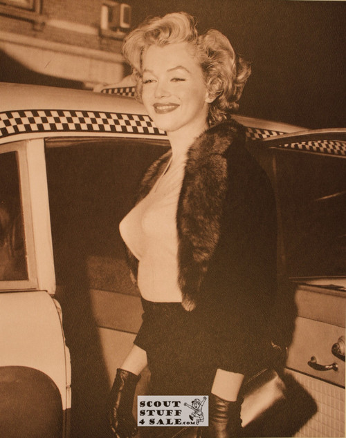 Marilyn Monroe Sepia Poster Postcard by Classico SF #130-311, 11x14"