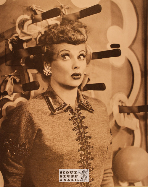 I Love Lucy Lucille Ball Sepia Poster Postcard by Classico SF #130-320, 11x14"
