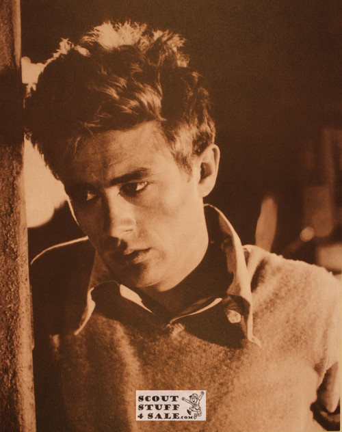 James Dean Sepia Poster Postcard by Classico SF #130-338, 11x14"