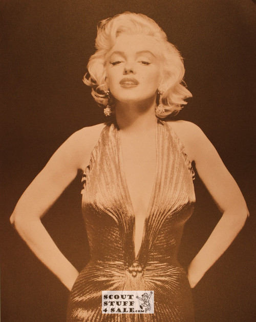 Marilyn Monroe Sepia Poster Postcard by Classico SF #130-339, 11x14"