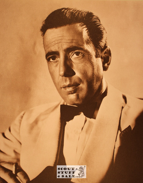 Humphrey Bogart Sepia Poster Postcard by Classico SF #130-347, 11x14"