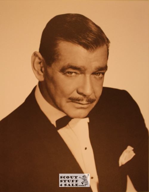 Clark Gable Sepia Poster Postcard by Classico SF #130-348, 11x14"