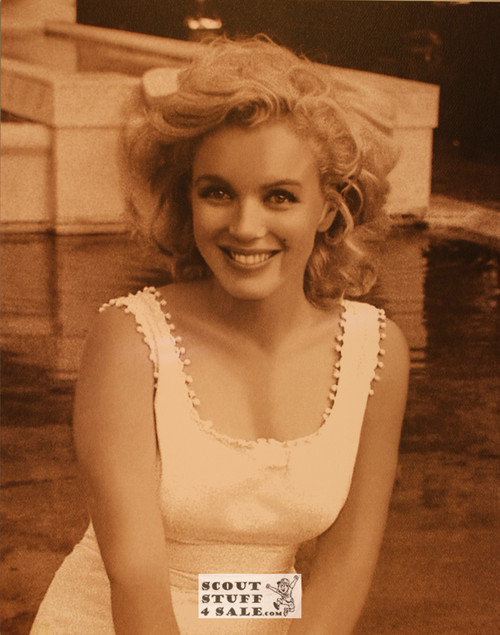 Marilyn Monroe Sepia Poster Postcard by Classico SF #130-364, 11x14"