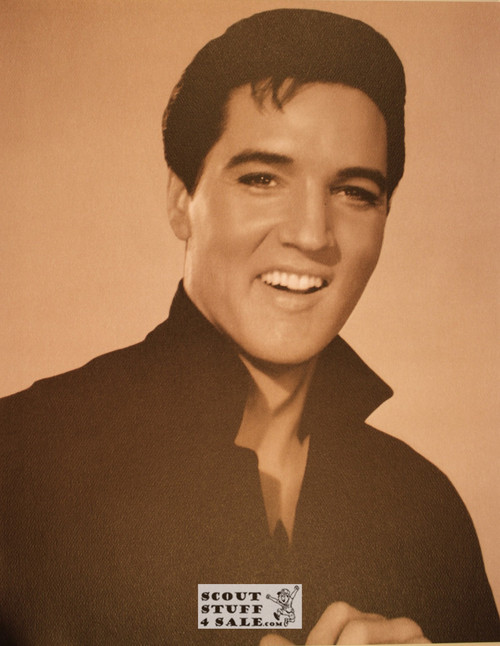 Elvis Presley Sepia Poster Postcard by Classico SF #130-375, 11x14"