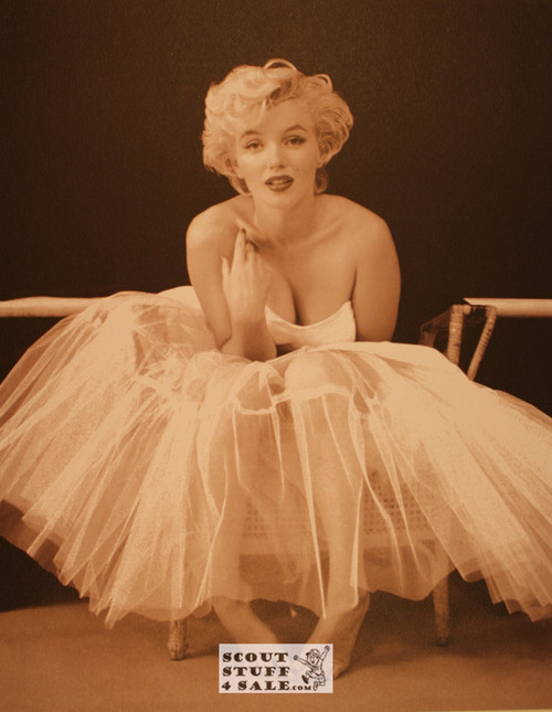 Marilyn Monroe Sepia Poster Postcard by Classico SF #130-380, 11x14"