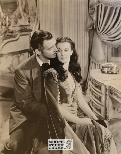 Gone With the Wind Gable/Leigh Poster Postcard by Classico SF #182-036, 11x14"